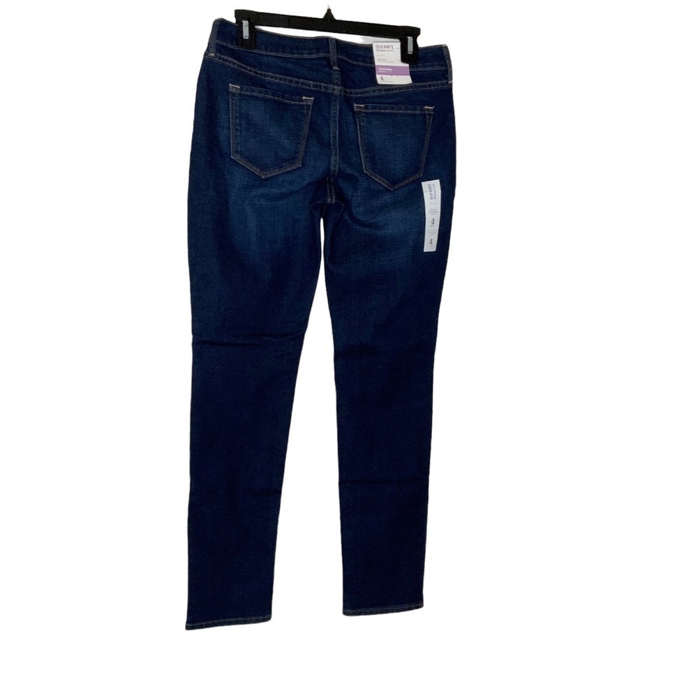 Old Navy mid rise dark wash jeans pants. Short court. Size 4. NWT - Picture 3 of 8
